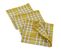 Lot De 3 Serviettes De Table "traditio" 45x45cm Jaune