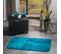 Tapis Uni En Flanelle "flanou" 50x80cm Bleu