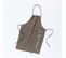 Tablier De Cuisine "cuistot" 84cm Taupe