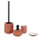 Porte Savon Uni Soft Touch "mambo" 11cm Terracotta