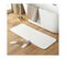 Tapis De Bain Microfibre "vitamine" 50x120cm Blanc