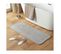 Tapis De Bain Microfibre "vitamine" 50x120cm Gris Clair