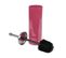 Brosse Wc Design "metalia" 37cm Framboise