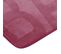 Tapis De Bain Microfibre "relief" 45x75cm Framboise