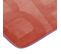 Tapis De Bain Microfibre "relief" 45x75cm Terracotta