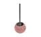 Brosse Wc Design "bullea" 37cm Rose Poudré