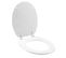 Abattant Wc Effet Bois "strata" 46cm Blanc