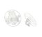 Lot De 2 Embrasses De Rideau "gufo" 8cm Blanc