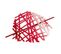 Embrasse De Rideau Broche "pharos" 17cm Rouge