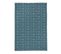 Tapis XL Shiva Bleu, Gamme Jakarta, Bleu, 120x170cm, 100% Coton, Double Face Imprimée