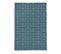 Tapis XL Shiva Bleu, Gamme Jakarta, Bleu, 120x170cm, 100% Coton, Double Face Imprimée