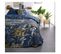 Parure De Lit 2 Personnes Imprimé Jungle Sunshine En Coton - Bleu - 220x240 Cm