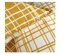 Parure De Lit 2 Personnes Imprimé Rayure Sunshine En Coton - Jaune - 220x240 Cm