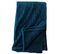 Plaid Uni Hotel Tropik Barbade En Polyester - Bleu - 125x150 Cm