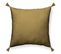 Coussin Déhoussable Uni Indies Bangalore En Coton - Bronze - 45x45 Cm