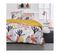 Parure De Lit   Sunshine  240x220 Cm  2 Personnes  Coton Imprimé Floral