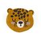 Tapis Tufté Funny Leopard En Coton - Marron - 50x60 Cm