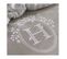 Parure De Lit   Housse De Couette 240x260 + 2 Taies D Oreiller 63x63  100% Coton 57 Fils  Berenice