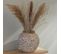 Vase Arrondi Mango Wood En Bois - Beige - 17x17x18.8 Cm