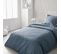 Drap Housse 1 Personne Uni Essential En Coton - Bleu Ardoise - 90x190 Cm