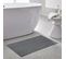 Tapis De Bain Uni Essential En Coton - Gris - 50x80 Cm