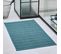 Tapis De Bain Uni Essential En Coton - Bleu - 50x80 Cm