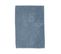 Tapis De Bain Bubble Uni Essential En Polyester - Bleu Ardoise - 60x40 Cm