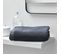 Drap De Bain Uni Bio Organic En Coton - Gris Anthracite - 70x130 Cm