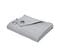 Rideau Isolant à Oeillets Uni Prestige Effet Chambray En Polyester - Gris - 140x240 Cm