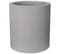 Pot En Plastique Rond Aspect Granit 30 Cm Gris Clair