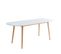 Table Extensible Erika Laqué Blanc Mat 160-200cm