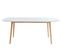 Table Extensible Erika Laqué Blanc Mat 160-200cm