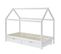 Lit Cabane Avec Tiroirs Tiny  Pin Blanc  90x190 Sommier Inclus