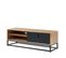 Meuble TV Brixton  Placage Frêne   1 Porte 120cm