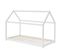 Lit Enfant Cabane Tiny  Pin Blanc  90x190 Sommier Inclus