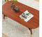 Table Basse Marcello  Placage Noyer  Double Plateau 120cm