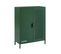 Nino - Buffet Haut 2 Portes En Métal Pantone H100cm - Couleur - Vert