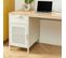 Nino - Bureau 1 Porte 1 Tiroir En Métal Pantone L120cm - Couleur - Beige