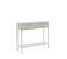 Nino - Console 2 Tiroirs En Métal Pantone L100cm - Couleur - Beige