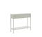 Nino - Console 2 Tiroirs En Métal Pantone L100cm - Couleur - Beige