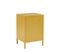 Nino - Table De Chevet 1 Porte En Métal Pantone - Couleur - Jaune Moutarde