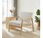 Fauteuil Bonifacio En Tissu Beige