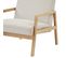 Fauteuil Bonifacio En Tissu Beige