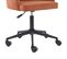 Fauteuil De Bureau Barnabe En Velours Côtelé Terracotta