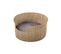 Panier Rond Eos Pour Chien Et Chat En Jonc De Mer Coussin Gris