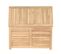 Coffre De Jardin Tera En Bois D'acacia Blanchi Fsc 90x45x50 Cm