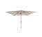 Parasol Droit Moana En Bambou Contreplaqué Et Tissu Beige Clair 294 x 294 x 281 cm