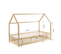 Lit Cabane Avec Barrières Tiny Pin Massif 90x190 Sommier Inclus