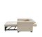 Canapé Droit Lena Convertible Velours Beige 2 Places