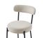 Lot De 2 Tabourets De Bar Noa Tissu Beige